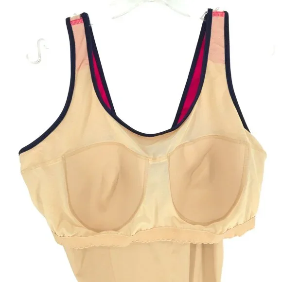 Lands' End Swim suit Pink One Piece Summer Vacation Pool Party Ocean Modest 22W - Picture 10 of 16